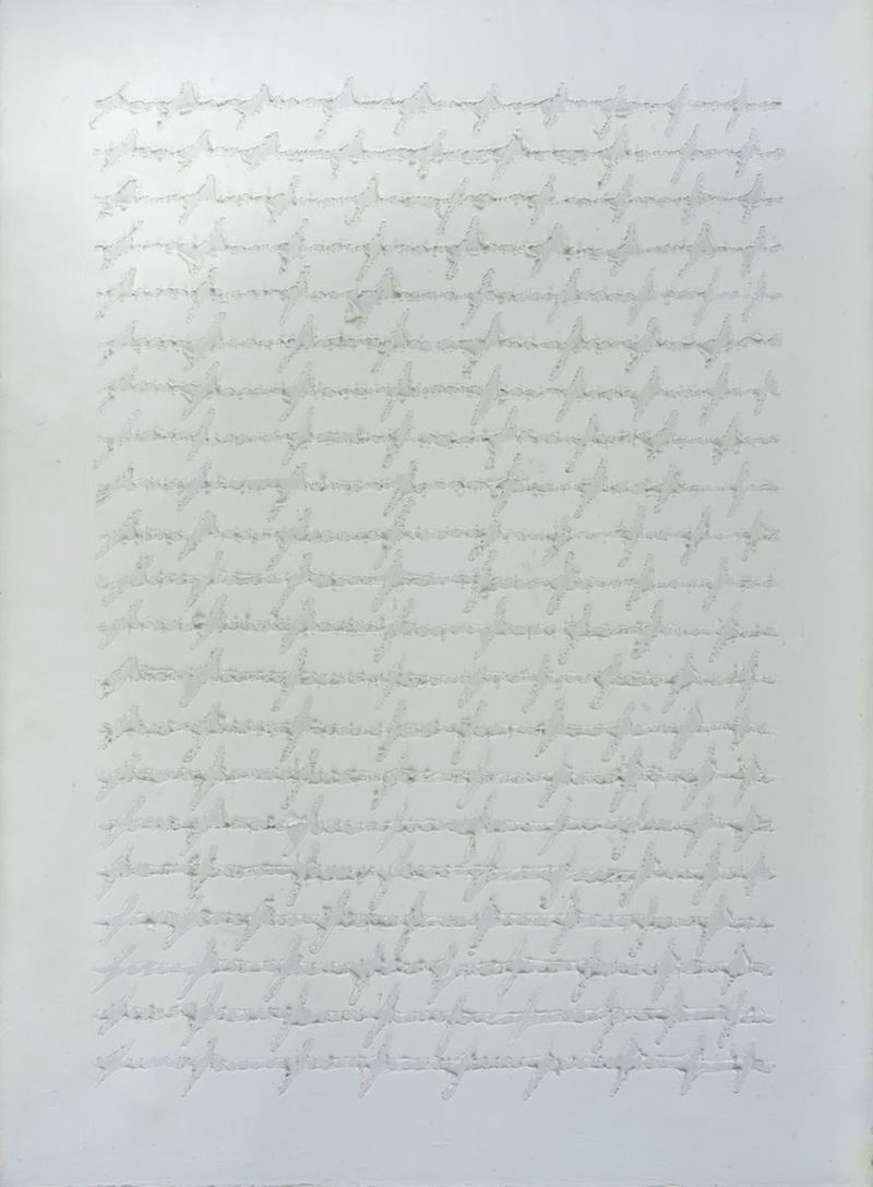 Alfredo Rapetti - Scrittura Verticale Bianca