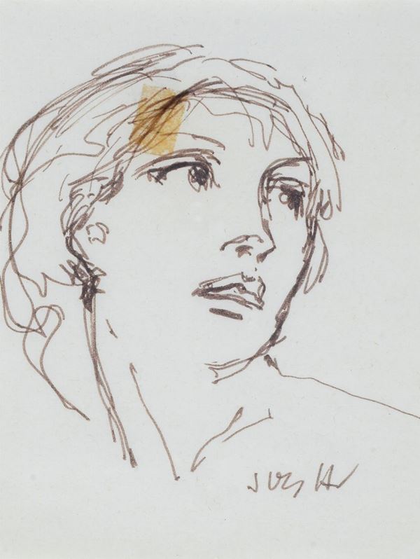 Alberto Sughi - Female head