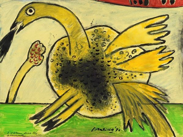 Guillaume Corneille - L'oiseau daus la boumient