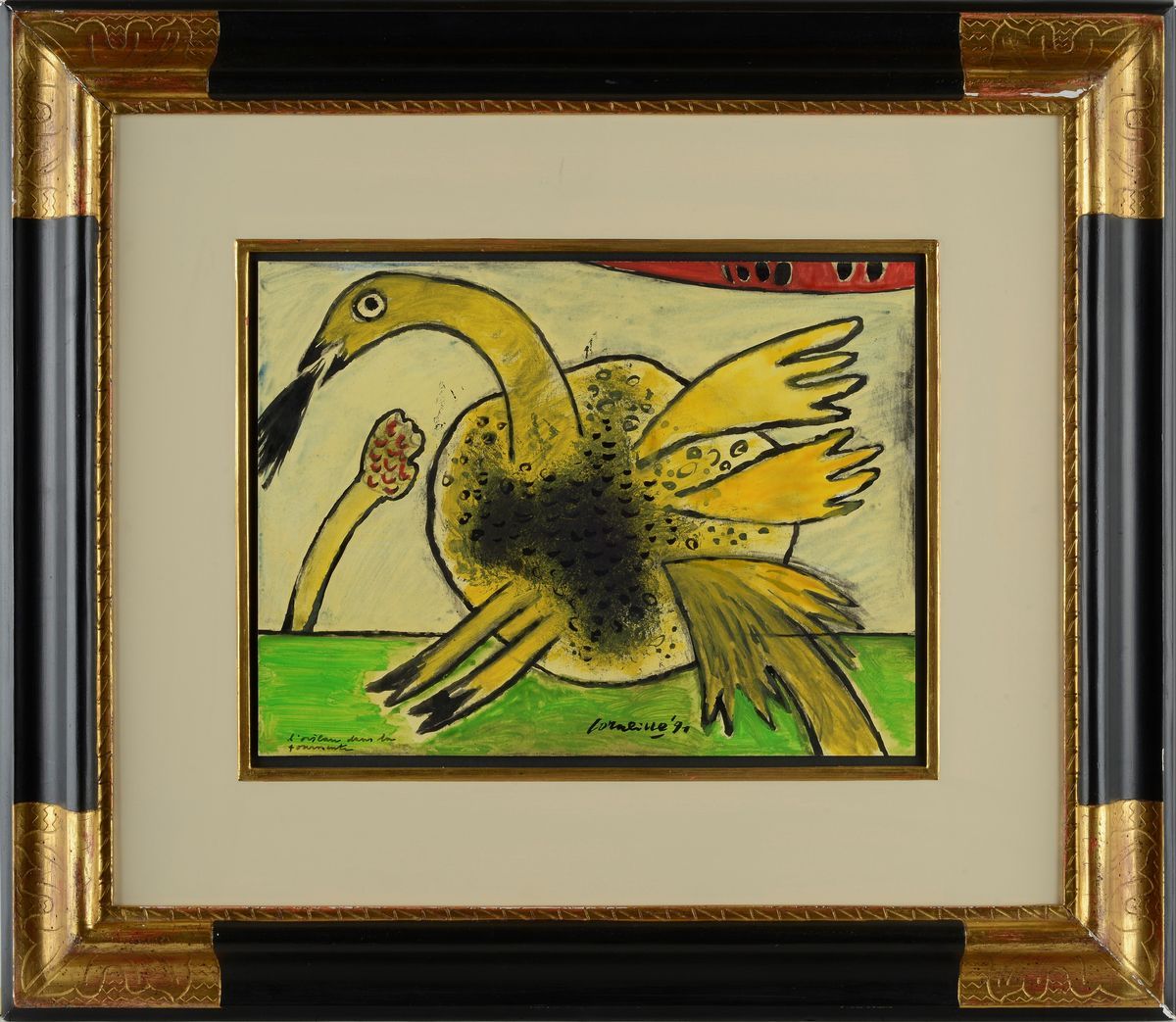 Guillaume Corneille - L'oiseau Daus la Boumient