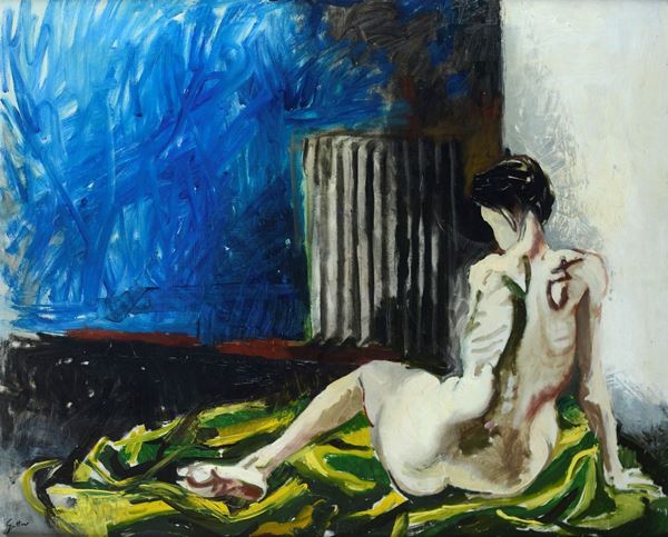Renato Guttuso - Naked from the back