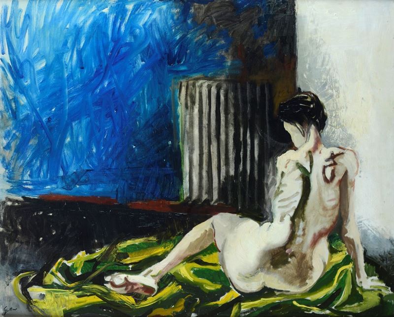 Renato Guttuso - Nudo di Schiena