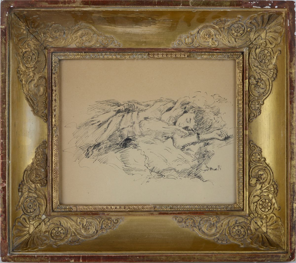 Domenico Morelli - Donna Distesa