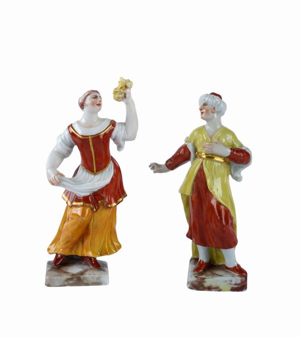 Coppia di sculturine