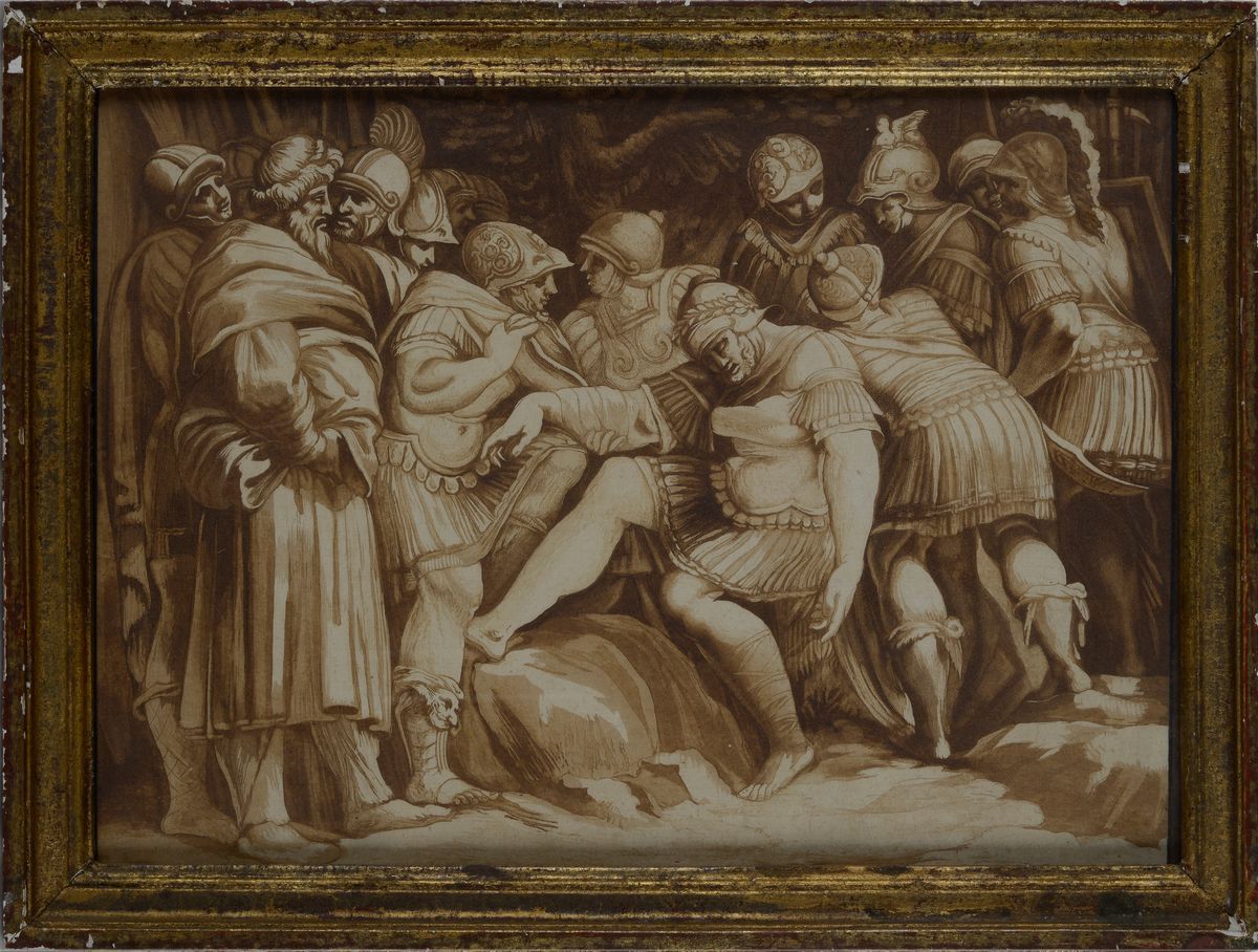 Scuola Italia Centrale, XVIII Sec. - Soldati (sul Modello di Polidoro da Caravaggio)