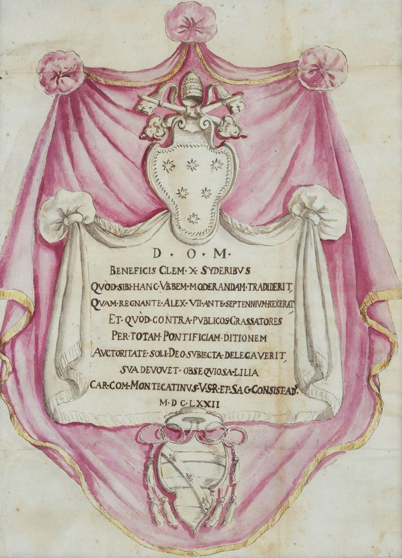 Anonimo, XVII Sec. - Beneficis Clem X