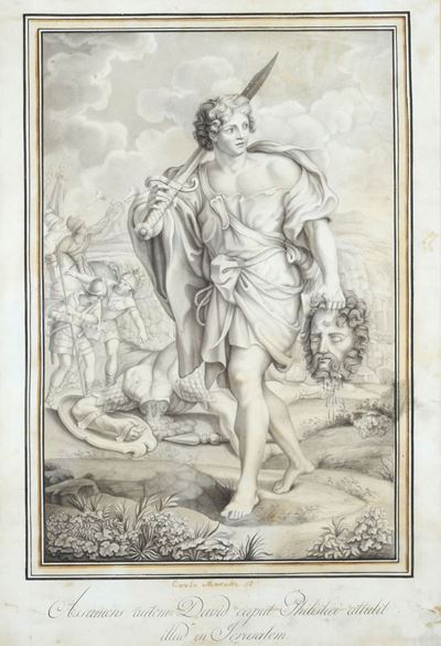 Davide e Golia (da C. Maratta)