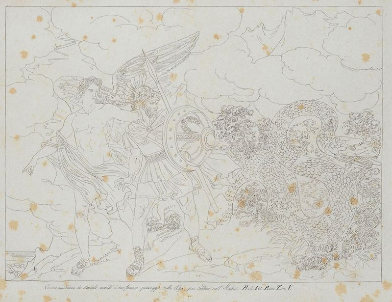 Scuola Italiana, XIX Sec. - Visione Misteriosa di Annibale