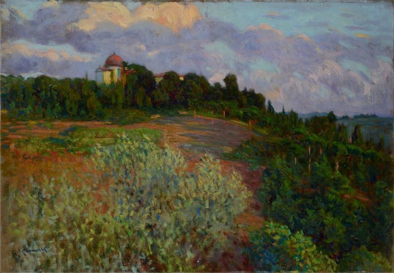 Giorgio Kienerk - Nubi al Tramonto