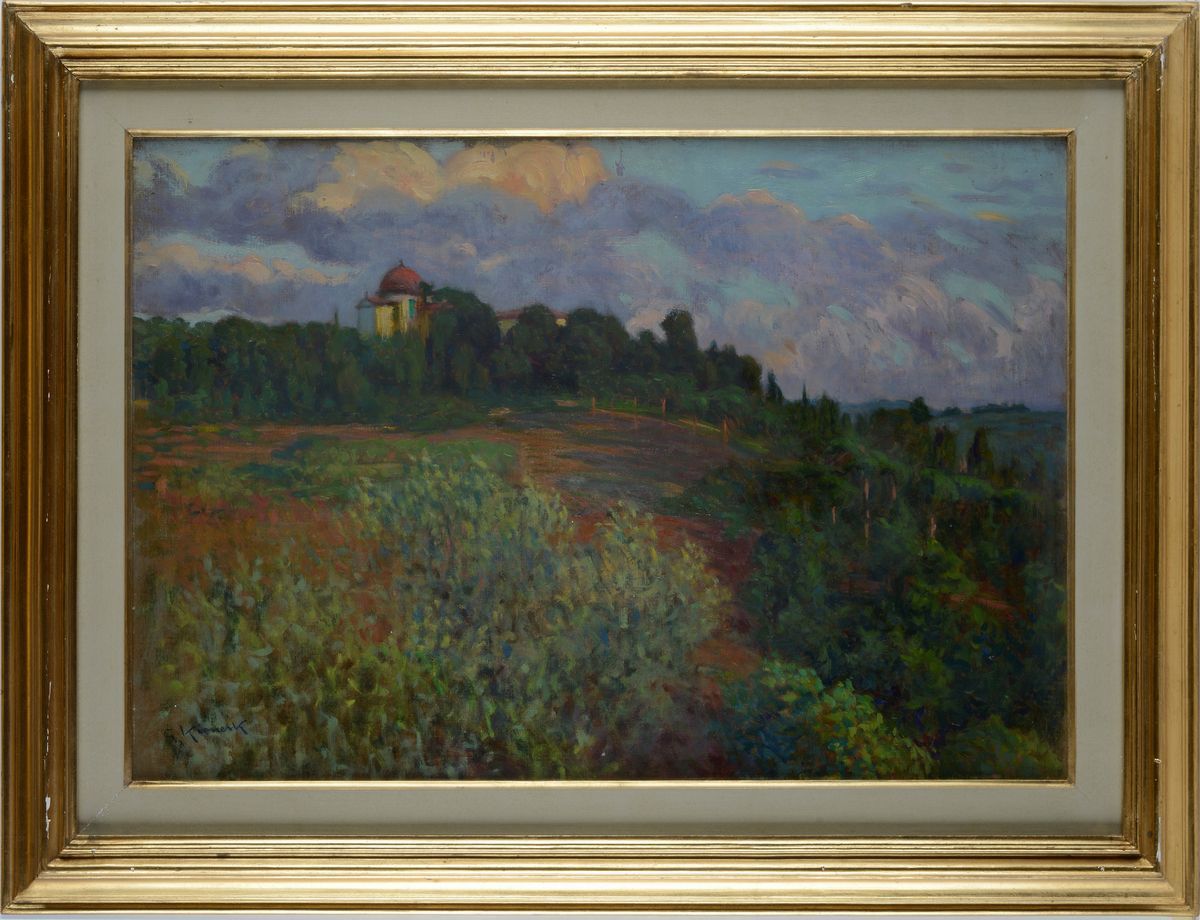 Giorgio Kienerk - Nubi al Tramonto