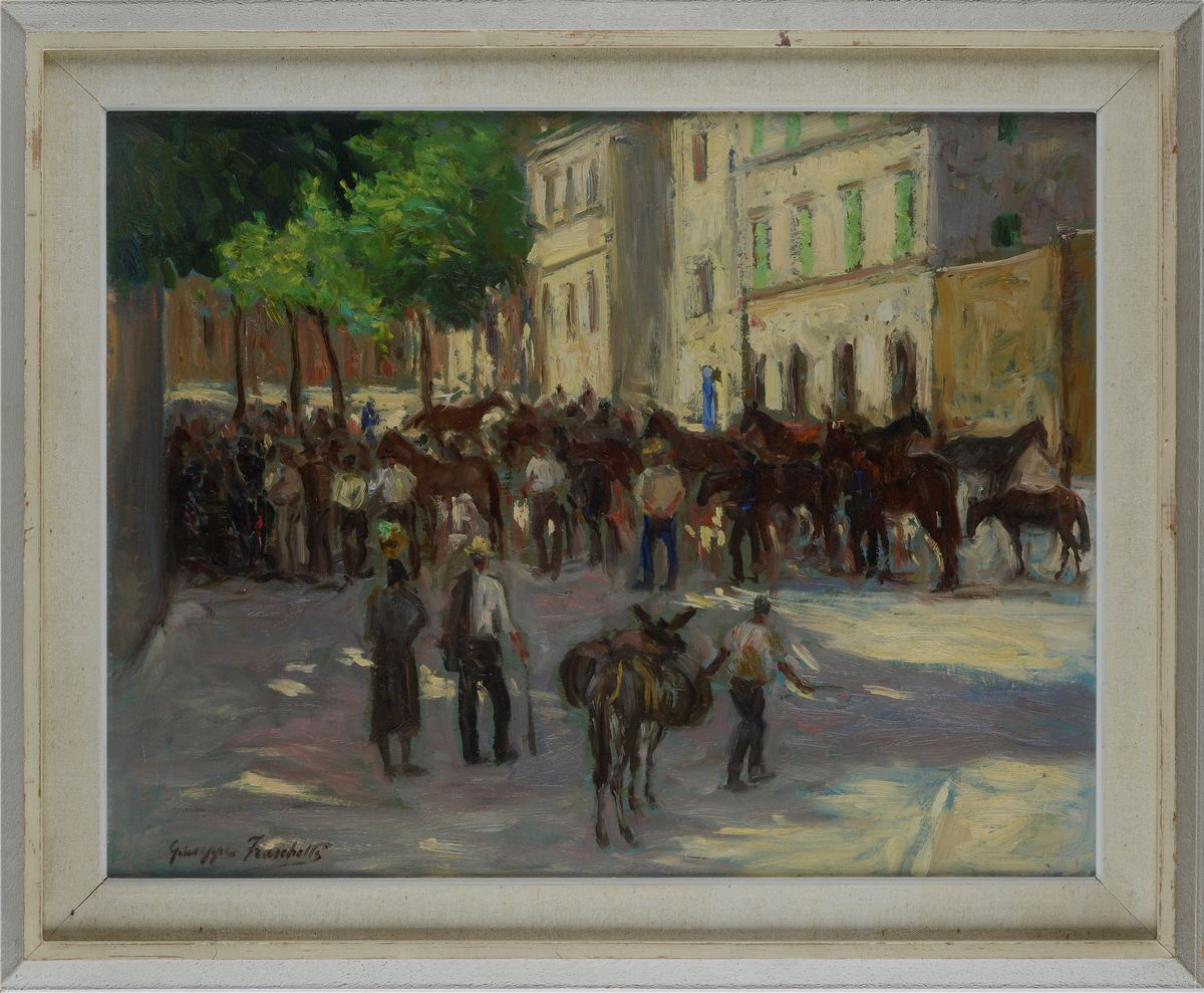 Giuseppe Fraschetti - Visita di Cavalli a Sorana