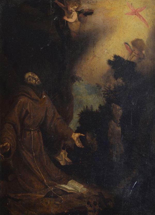 Attr. a Ludovico Cardi detto il Cigoli - San Francesco riceve le stimmate