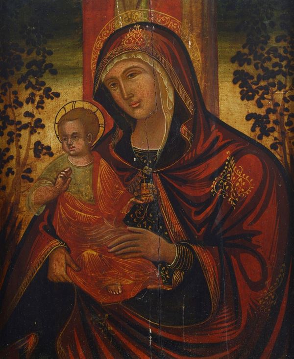Scuola Veneto Dalmata, XVI sec. - Madonna con il Bambino