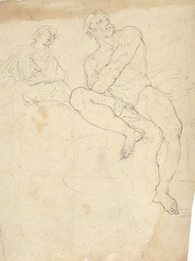 Studi di Figure (fronte) Schizzi di Volti (retro)