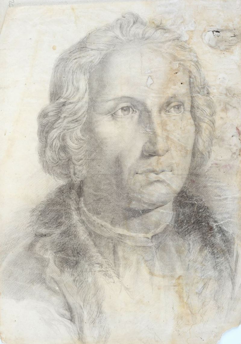 Anonimo, XIX Sec. - Ritratto di Cristoforo Colombo