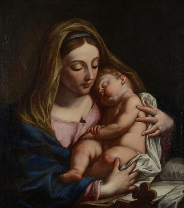 Ambito di Francesco Trevisani - Madonna col Bambino 