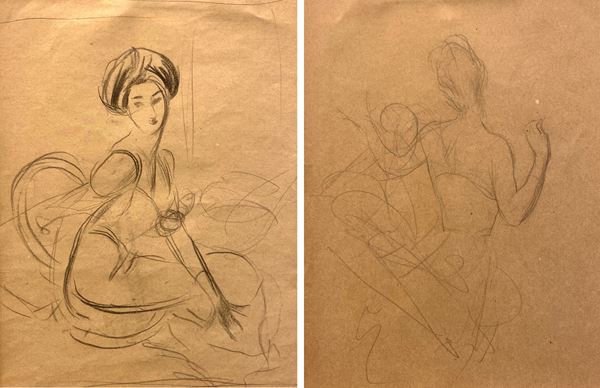 Giovanni Boldini - Due disegni