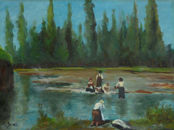 Gaetano Spinelli - Laundresses