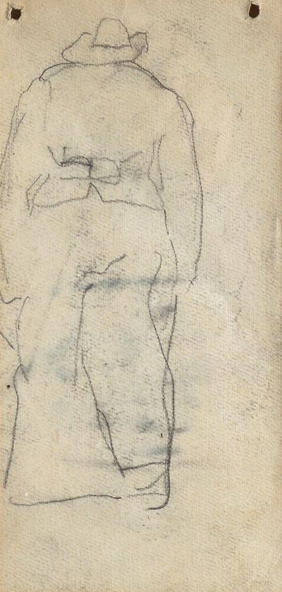 Studio di Figura Vista di Spalle (fronte/retro)