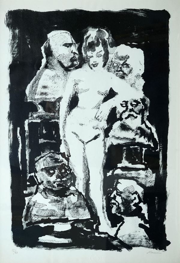 Mino Maccari - Without title