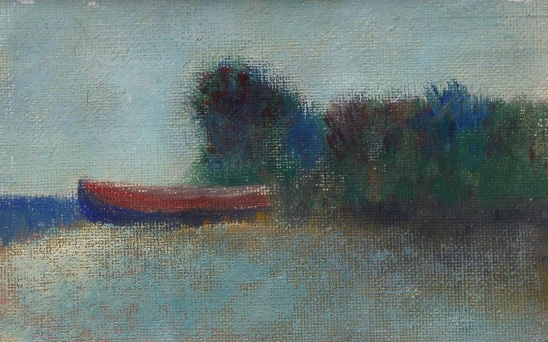 Giovanni Omiccioli - Barca sulla Spiaggia