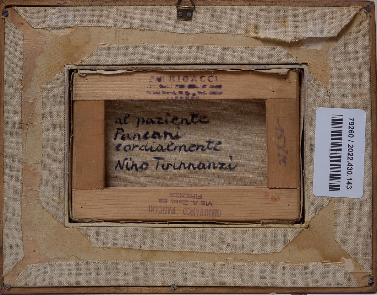 Nino Tirinnanzi - Paesaggio Toscano con Cacciatore