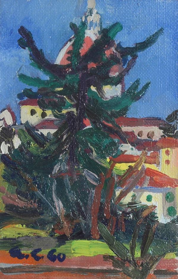 Alfiero Cappellini - Veduta di Firenze