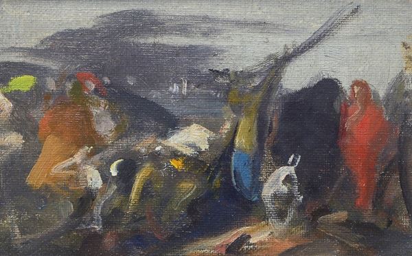 Pietro Annigoni - Sketch of the "Vita" painting.