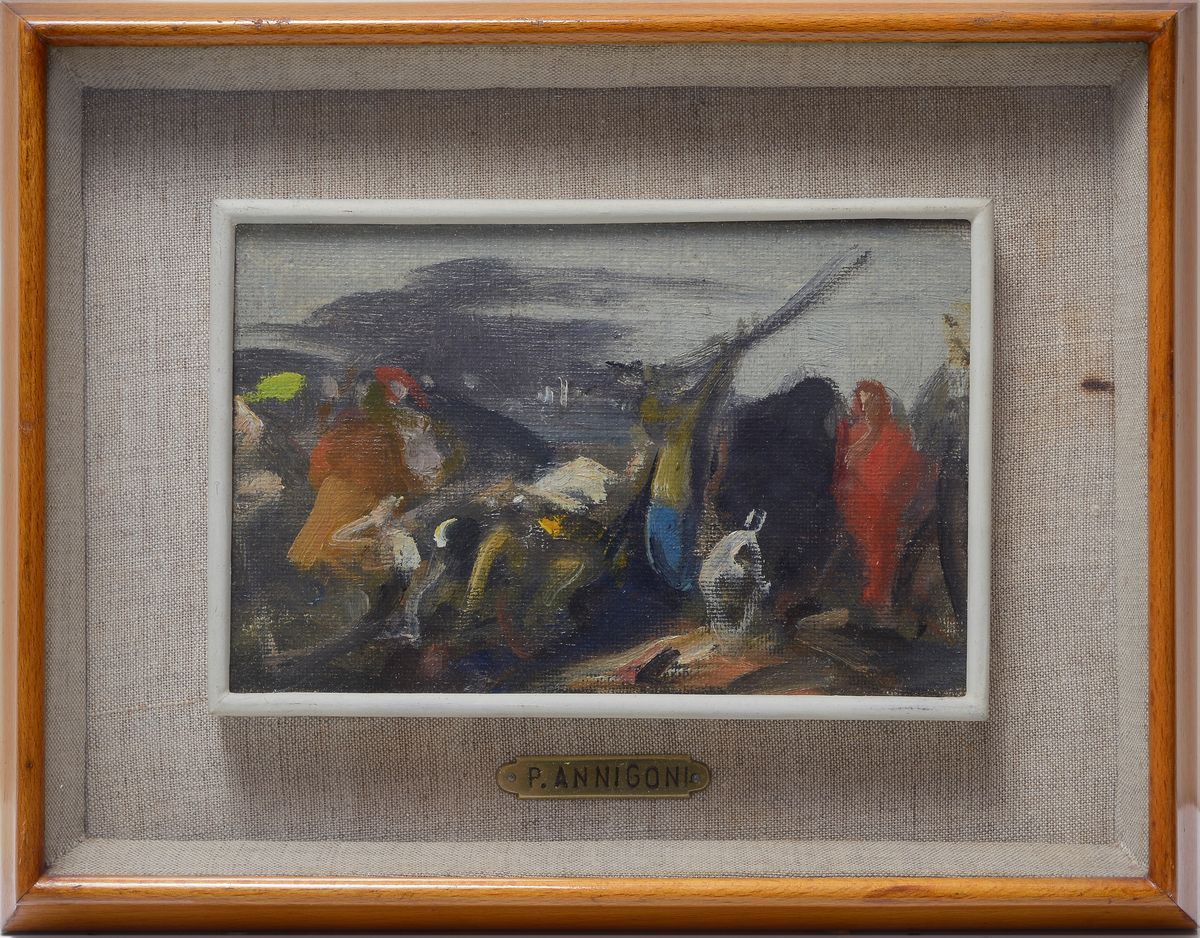 Pietro Annigoni - Bozzetto del Quadro "vita".