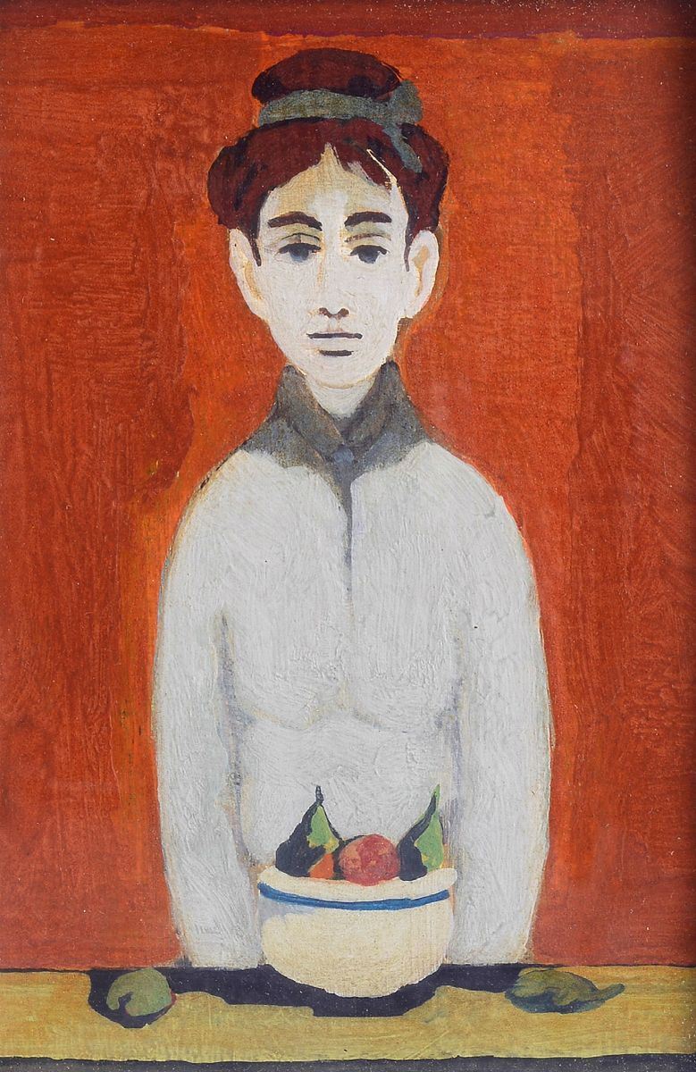 Marcello Boccacci - Figura con Natura Morta