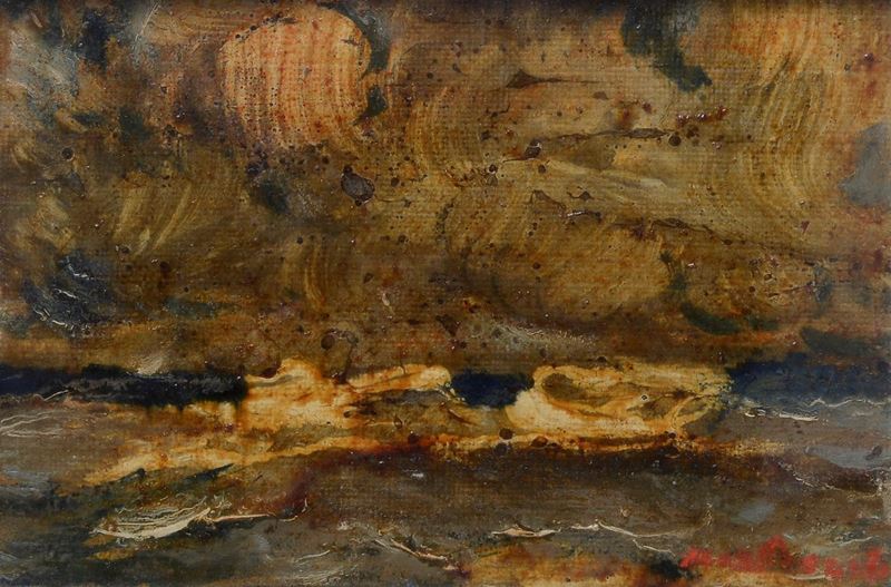 Carlo Montarsolo - Marina con Nuvola Rossa