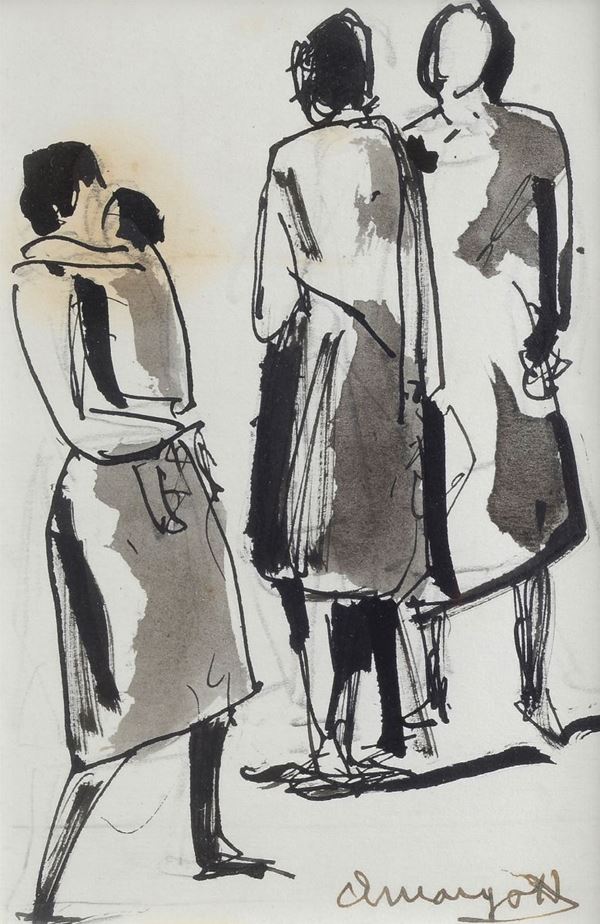 Anacleto Margotti - Figures of women