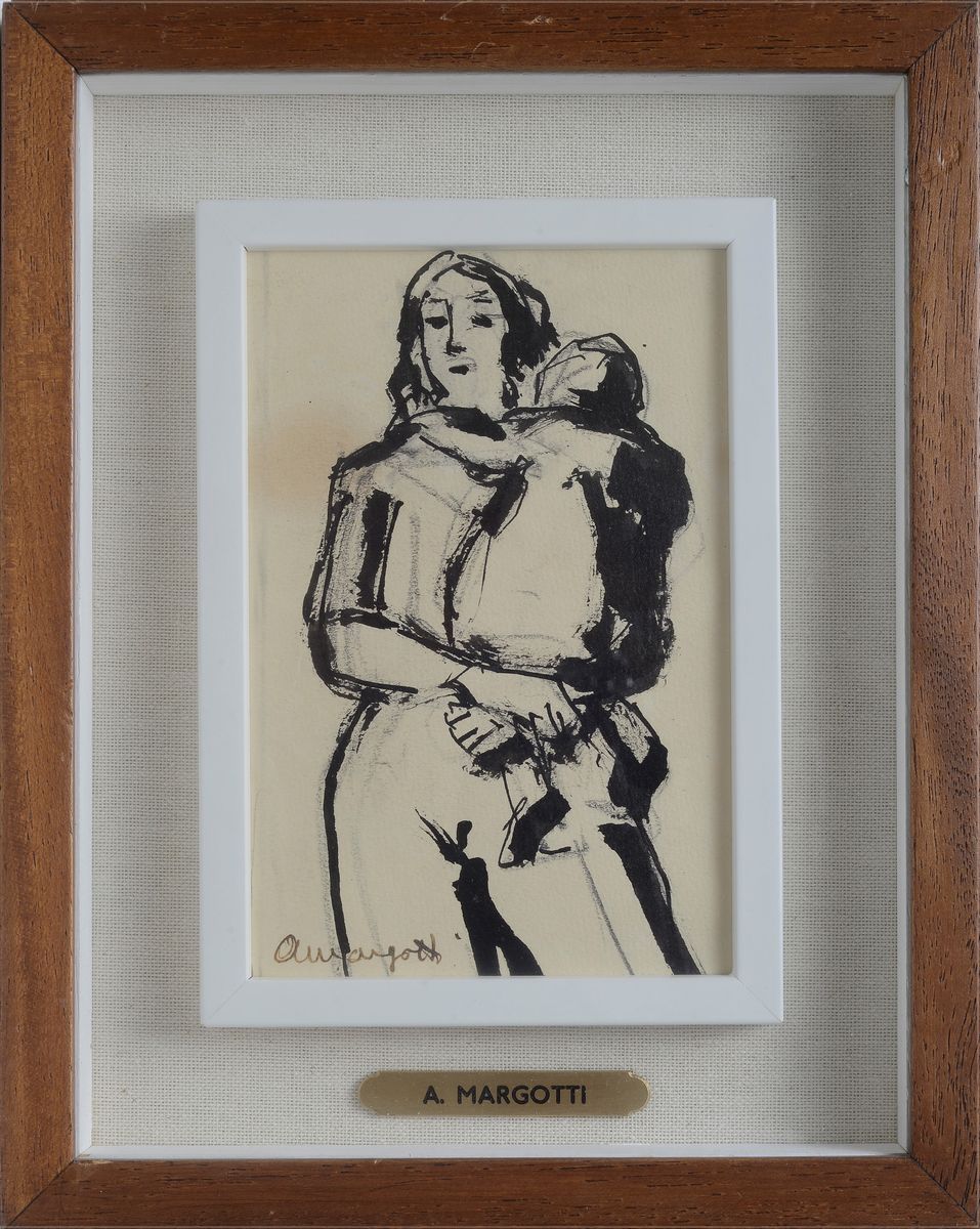 Anacleto Margotti - Madre con Bambino