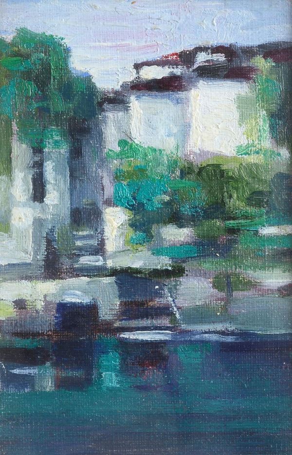 Italo Calvari - Case sul lago