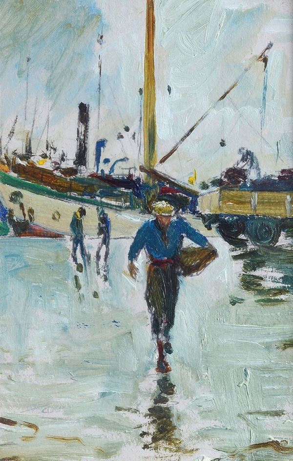 Alfredo Ghezzi - Darsena a Viareggio