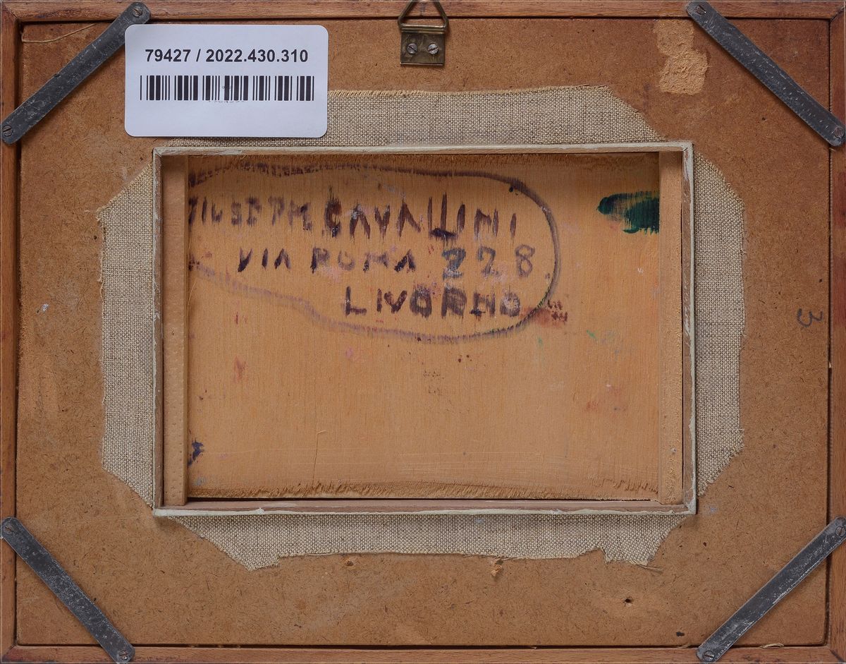 Giuseppe Cavallini - Mercato a Livorno