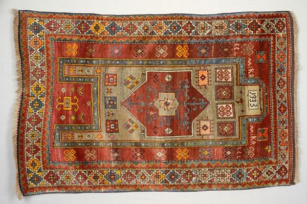 Caucasian carpet 20th century  - Auction SILVER, FURNITURE AND OBJECTS - Galleria Pananti Casa d'Aste