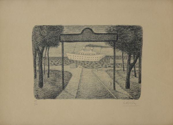 Giuseppe Viviani - Plate X (from the Black Romance Folder)