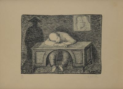 Tavola VII (dalla Cartella Romanzo Nero)