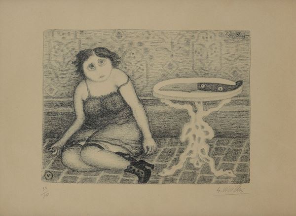 Giuseppe Viviani - Plate V (from the Black Romance Folder)