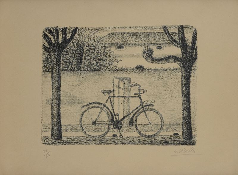 Giuseppe Viviani - Tavola IV (dalla Cartella Romanzo Nero)