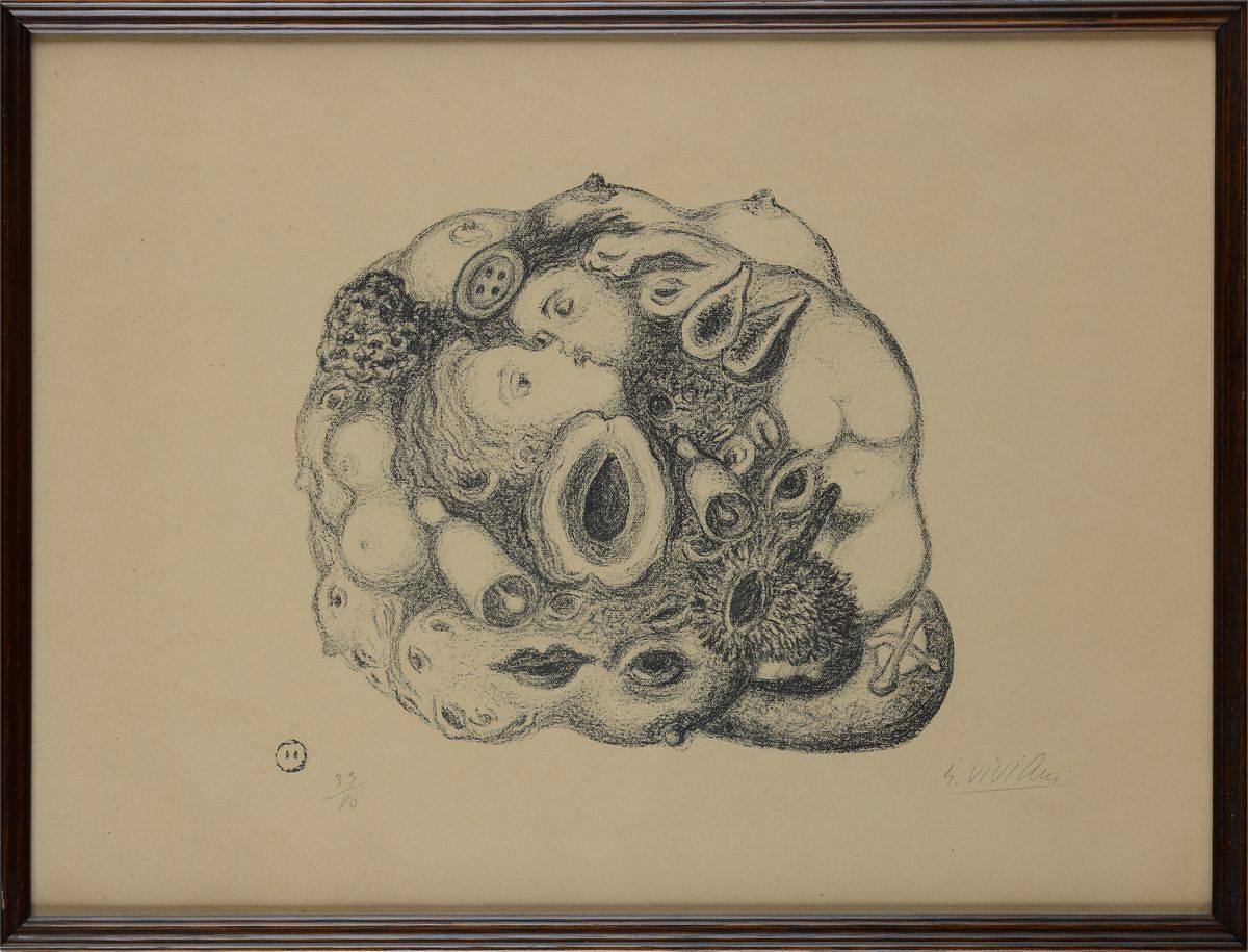 Giuseppe Viviani - Tavola II (dalla Cartella Romanzo Nero)