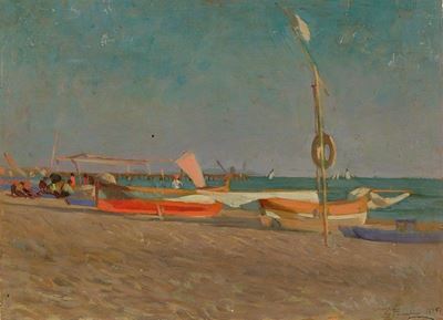 La Spiaggia del Forte De' Marmi, 1925