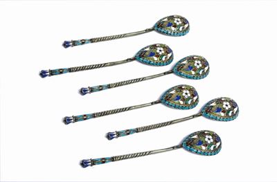 Sei Cucchiaini Cloisonné