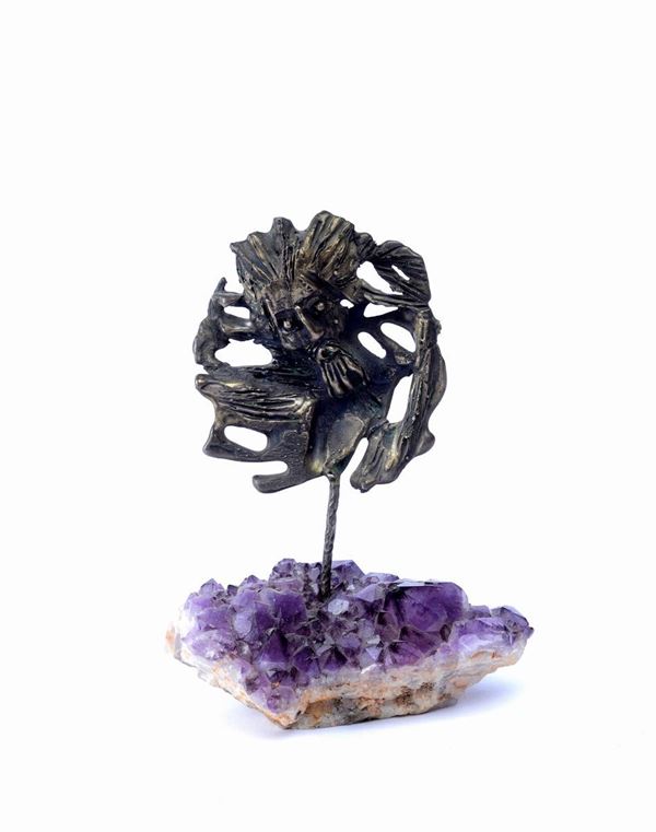 Anonimo, XX sec. : Testa di Cristo    - Asta ARTE MODERNA E CONTEMPORANEA - Galleria Pananti Casa d'Aste