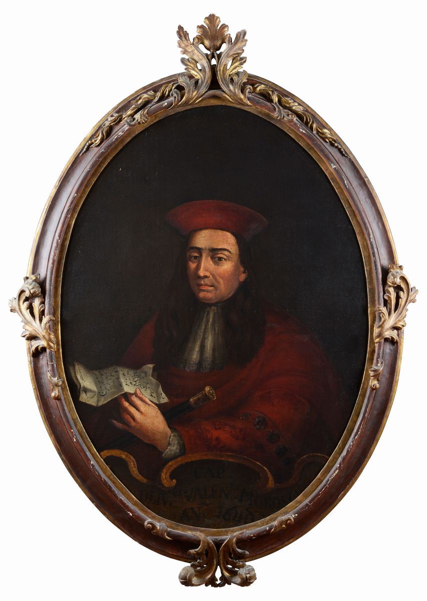 Scuola Italia Centrale, XVII Sec. - Ritratto di Cardinale (ovale)