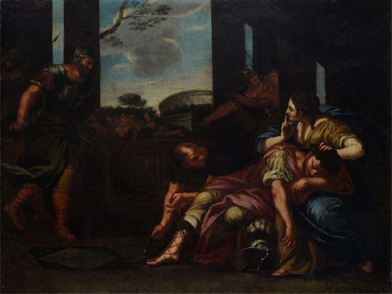 Scuola Italia Centrale, XVII Sec. - Sansone e Dalila