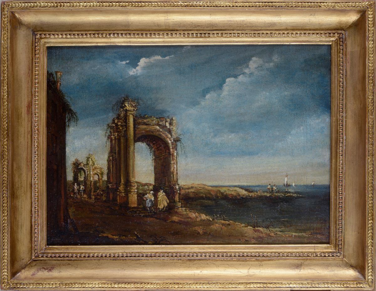 Attr. a Giovanni Antonio Guardi - Paesaggio