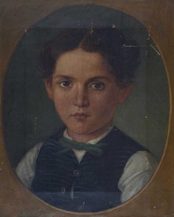 Anonimo, XIX sec. - Portrait of a child