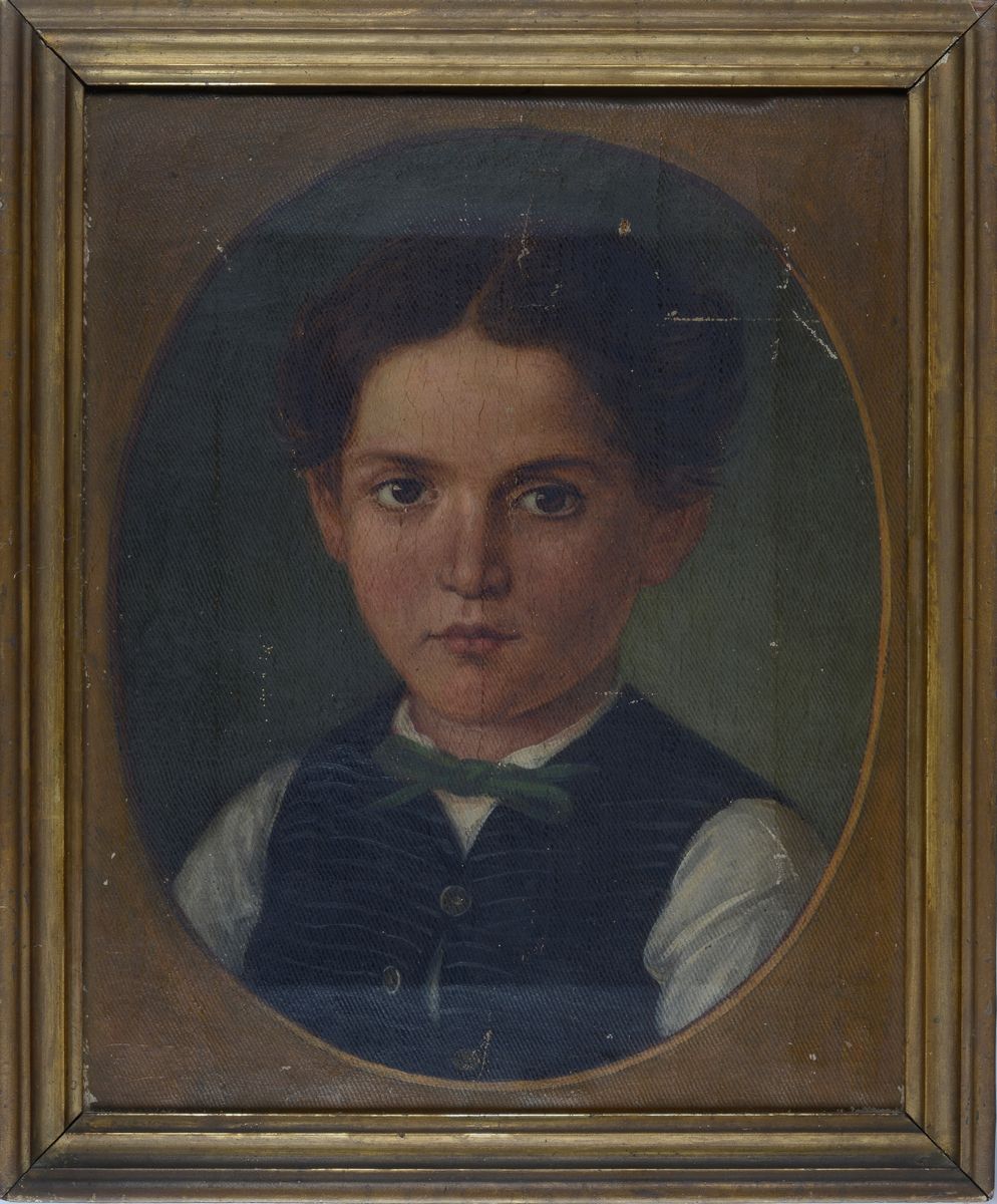 Anonimo, XIX Sec. - Ritratto di Bambino